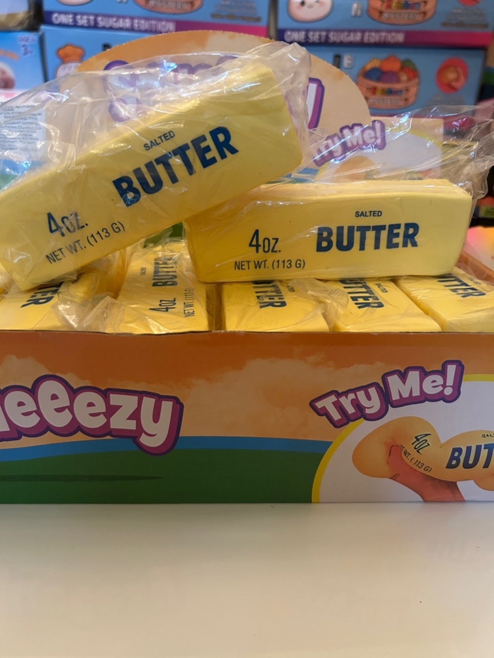 2 Viral butter squishy sticks